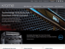 Tablet Screenshot of krome.co.uk